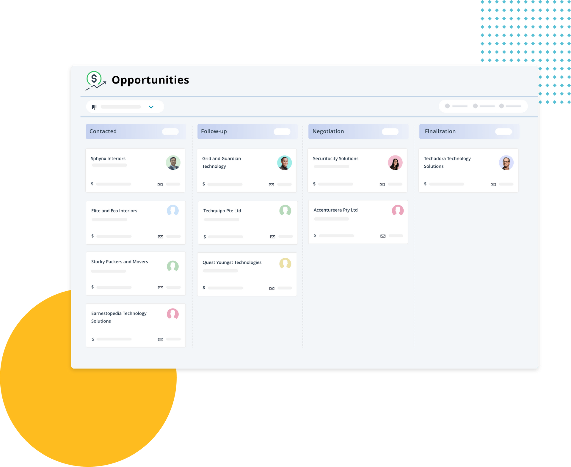 Multiple sales pipeline